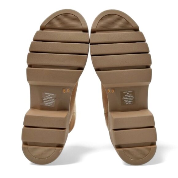 Steve Madden Women's Size 8 Sand Hatcher Sherpa Lined Block Heel Ankle Booties - Picture 12 of 12